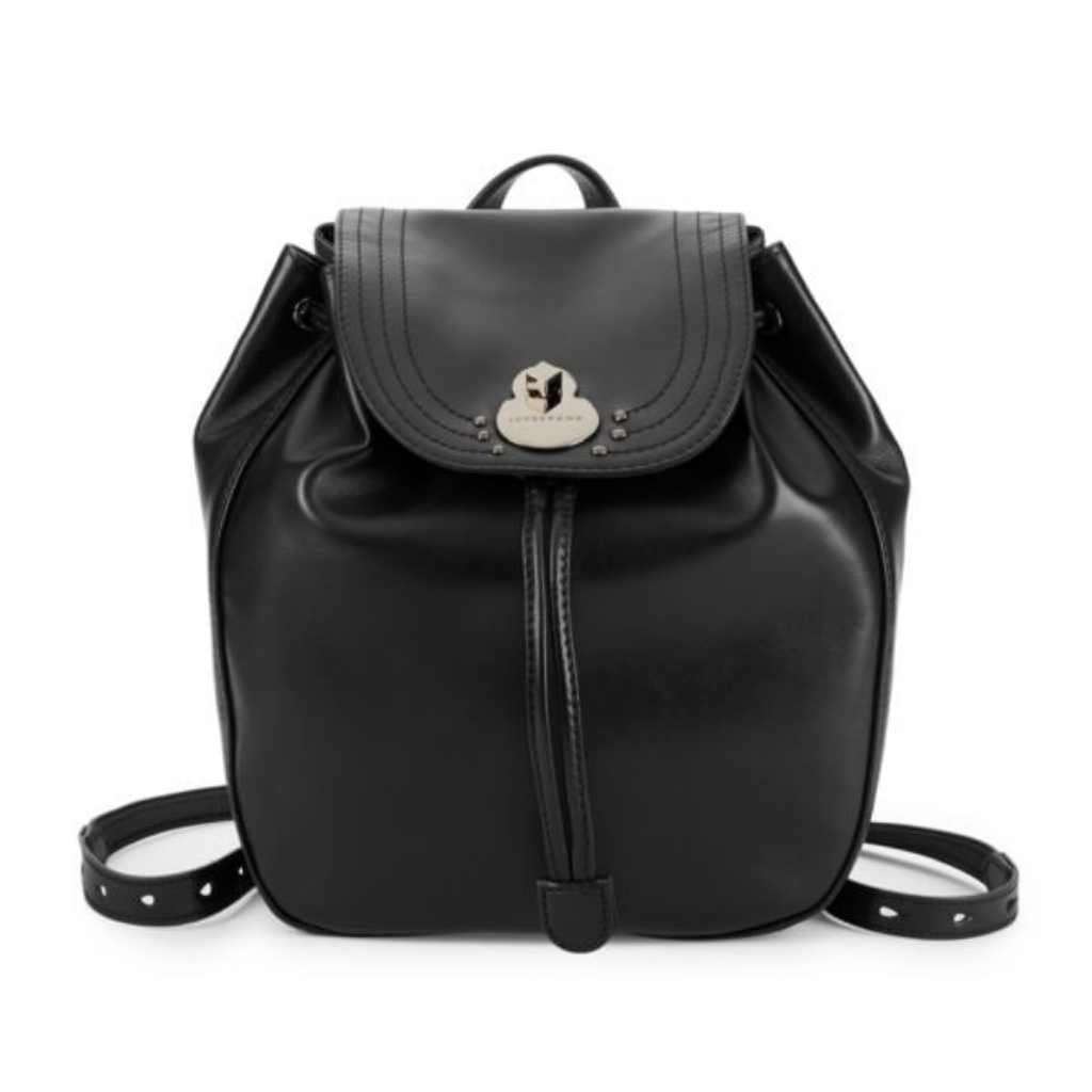 Longchamp Cavalcade Leather Backpack